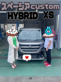 新型スペーシアカスタムご納車おめでとうございます！！！